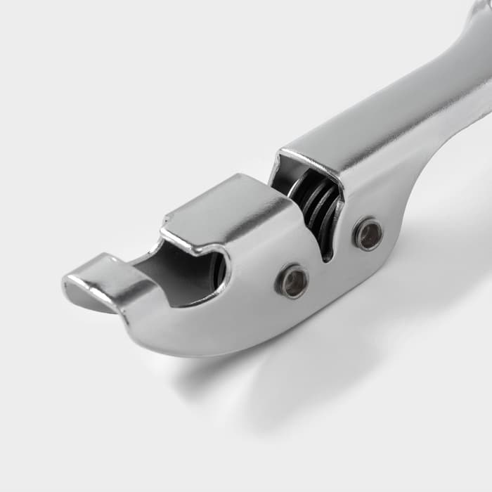 Открывашка с ножеточкой Доляна, 14 см, хромированная