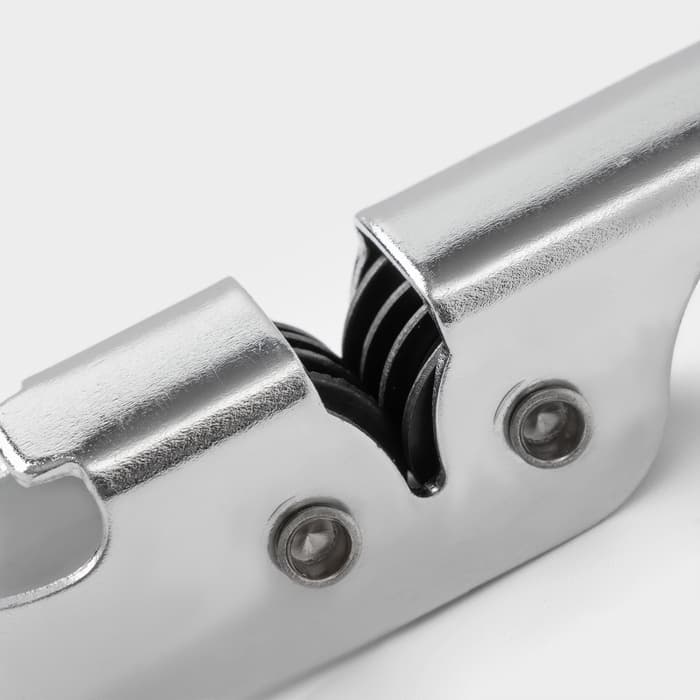 Открывашка с ножеточкой Доляна, 14 см, хромированная