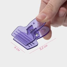 Набор зажимов для пакетов Доляна, 5.2×4 см, 5 шт., МИКС