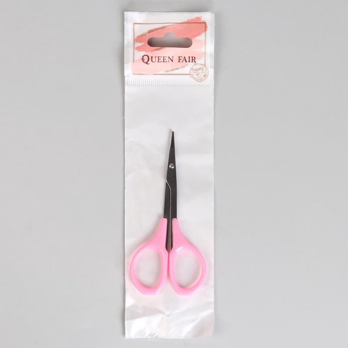 Ножницы маникюрные, загнутые, 9 см, МИКС