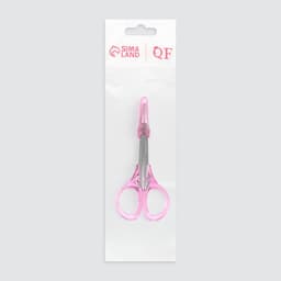 Ножницы маникюрные, с колпачком, прямые, 9.5 см, МИКС