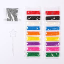 Фреска песком с блёстками «Холодное сердце», 9 цветов