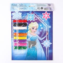 Фреска песком с блёстками «Холодное сердце», 9 цветов