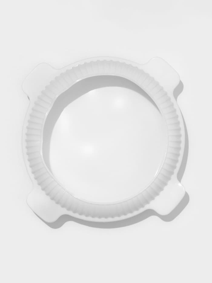 Форма для муссовых десертов и выпечки «Круг», 23.5×23.5 см, внутренний d=16 см, силикон, белая