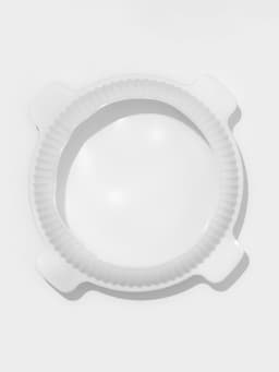 Форма для муссовых десертов и выпечки «Круг», 23.5×23.5 см, внутренний d=16 см, силикон, белая