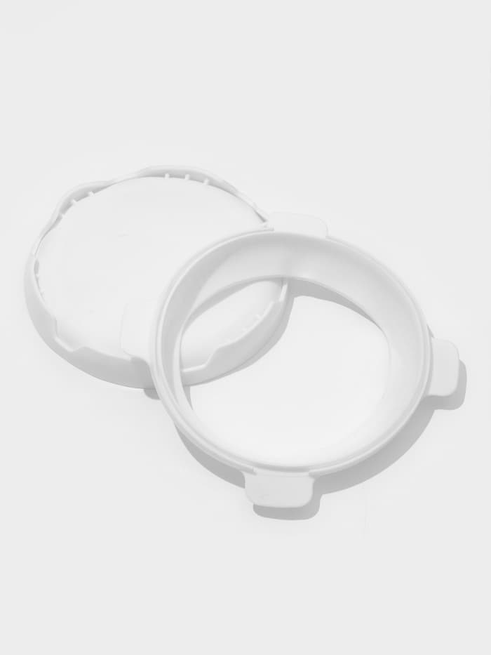 Форма для муссовых десертов и выпечки «Круг», 23.5×23.5 см, внутренний d=16 см, силикон, белая