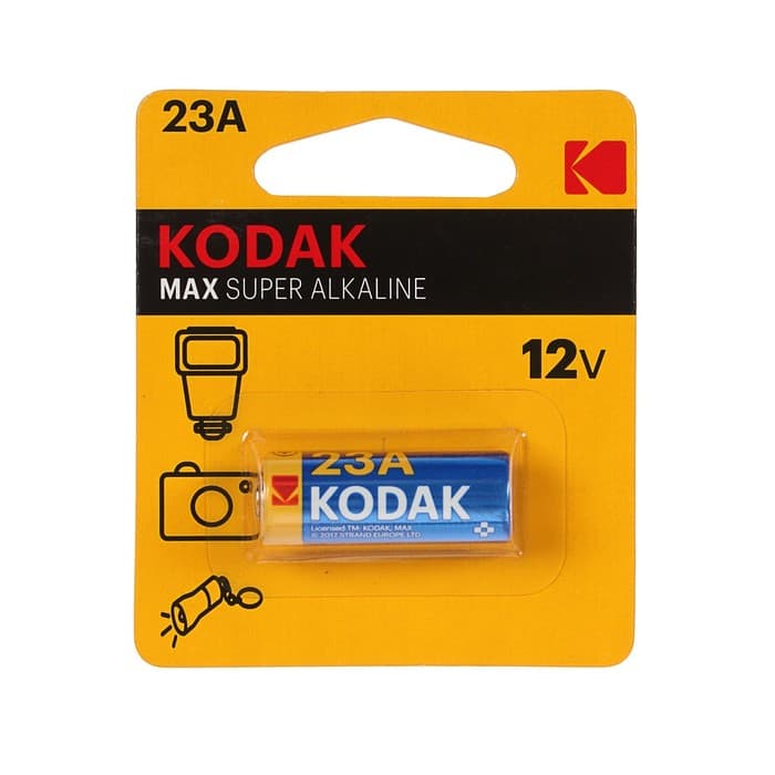 Батарейка алкалиновая Kodak Ultra, А23 (23A)-1BL, 12 В, блистер, 1 шт.