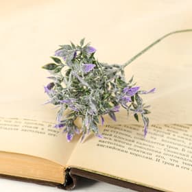 Букет искусственный «Цветной» с напылением, h=15 см, МИКС