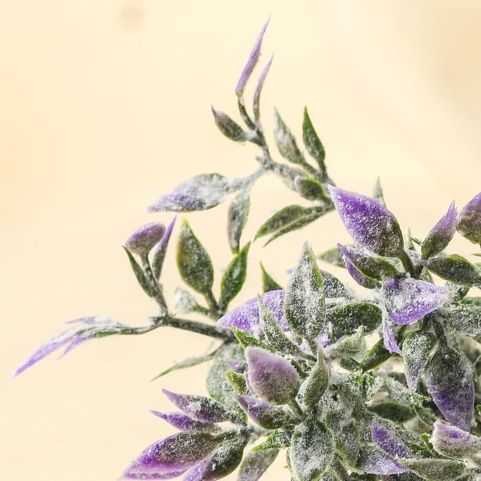 Букет искусственный «Цветной» с напылением, h=15 см, МИКС