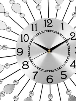 Часы настенные интерьерные «Лепестки», металл, бесшумные, плавный ход, d=59 см, циферблат d=22 см, от батарейки 1×АА