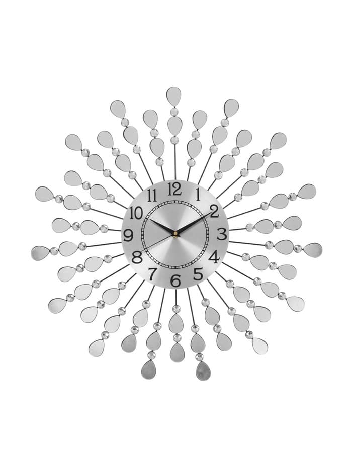 Часы настенные интерьерные «Лепестки», металл, бесшумные, плавный ход, d=59 см, циферблат d=22 см, от батарейки 1×АА
