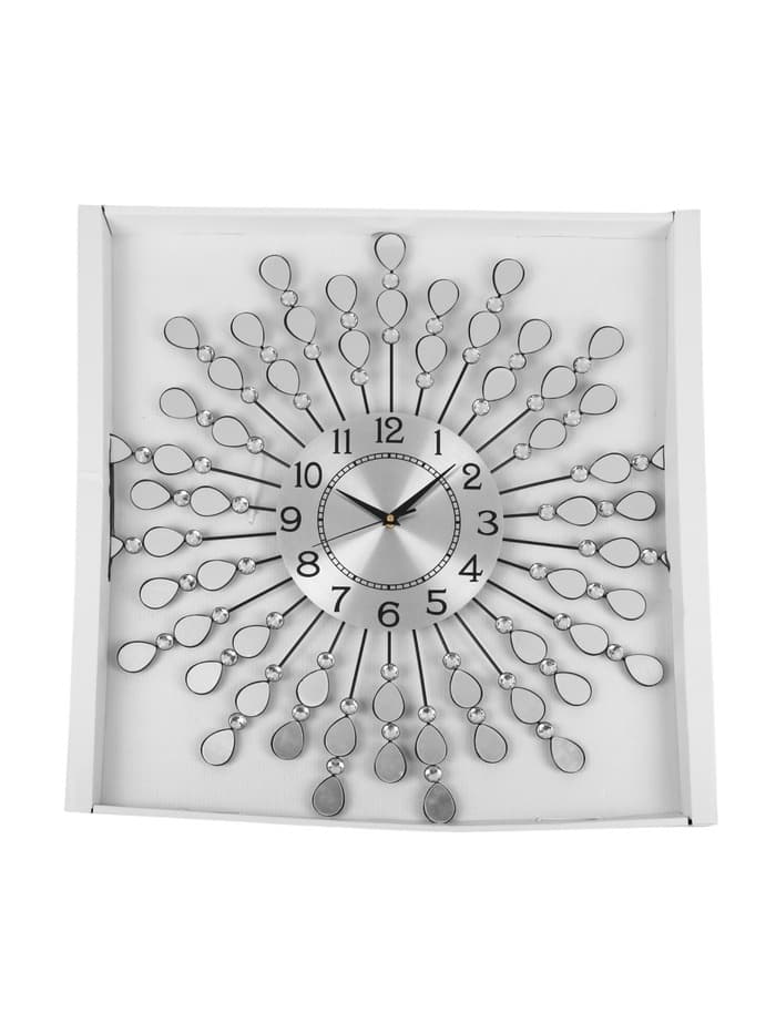 Часы настенные интерьерные «Лепестки», металл, бесшумные, плавный ход, d=59 см, циферблат d=22 см, от батарейки 1×АА