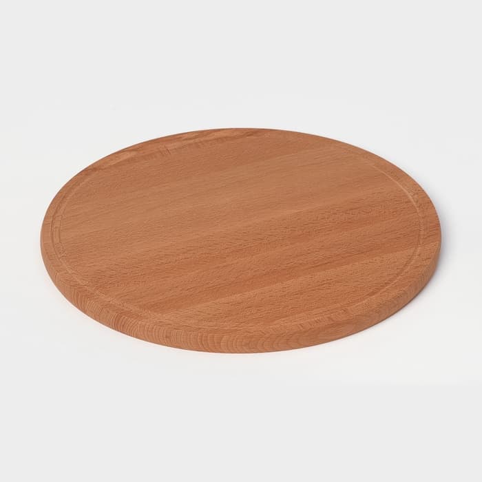 Доска разделочная Adelica «Круглая», d=30 см, дерево бук