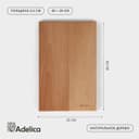 Доска разделочная Adelica «Профессиональная», 40×25×2.5 см, дерево бук