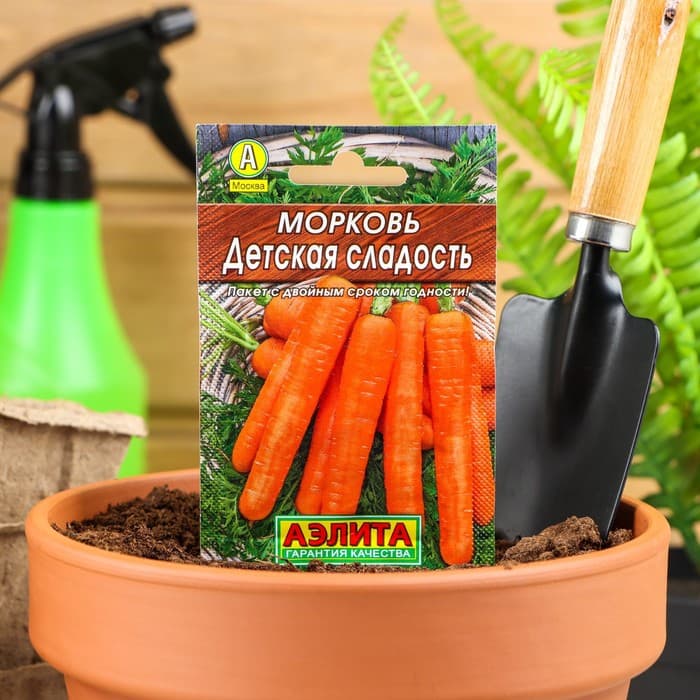 Семена Морковь «Детская сладость», 2 г, «Аэлита»
