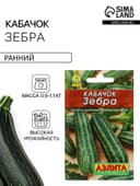 Семена Кабачок цукини «Зебра», 10 шт., «Аэлита»