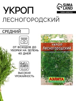 Семена Укроп «Лесногородский», 2 г