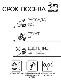 Семена цветов Гайлардия "Восточные узоры", 0,3 г