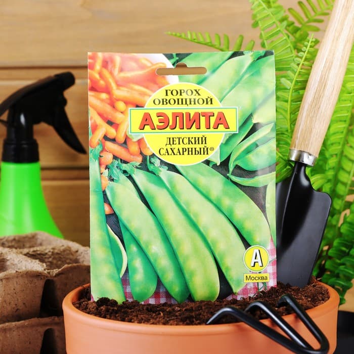 Семена Горох овощной, «Детский», сахарный, 25 г, «Аэлита»