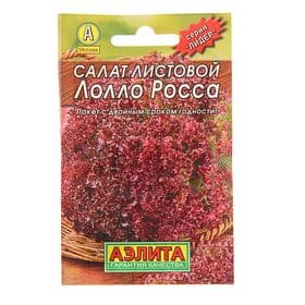 Семена Салат «Лолло Росса», листовой ", 0.5 г, «АЭЛИТА