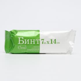 Бинт медицинский стерильный «Емельян савостин», плотность 32 г/м², ТУ, 14×700 см