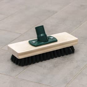 Щётка палубная, 21.5×8 см, усиленный угловой держатель с резьбой