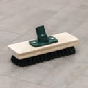 Щётка палубная, 21.5×8 см, усиленный угловой держатель с резьбой