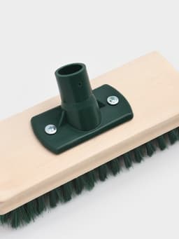 Щётка палубная, 21.5×8 см, усиленный угловой держатель с резьбой