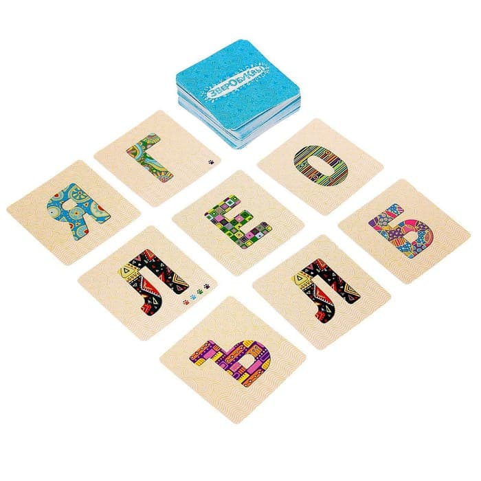 Настольная игра Банда умников «Зверобуквы»