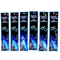 Неоновая палочка «Очки», цвета МИКС