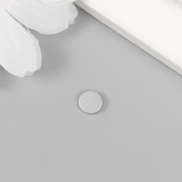 Магнит технический неодимовый (магнитит на обе стороны), серебристый, 6×1.5 мм