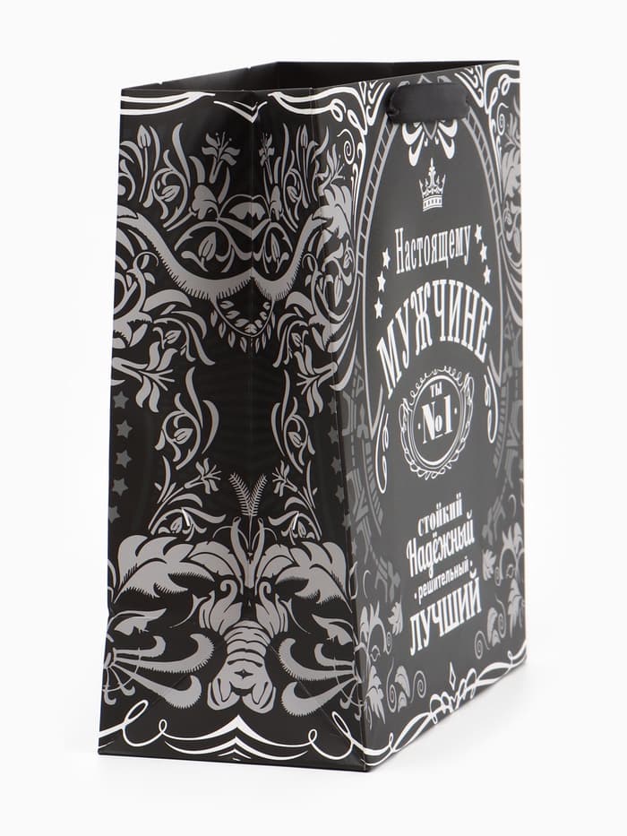 Пакет подарочный ламинированный, упаковка, «Самому надежному», ML 23×27×8 см