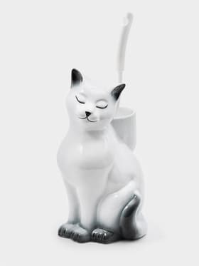 Подставка под ёрш «Кошка» с ёршиком, 20×18×37 см