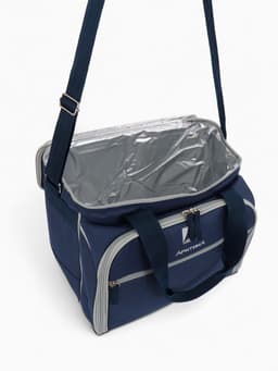 Термосумка «Арктика» с набором посуды для пикника на 3 человека, объём 13.5 л, синяя