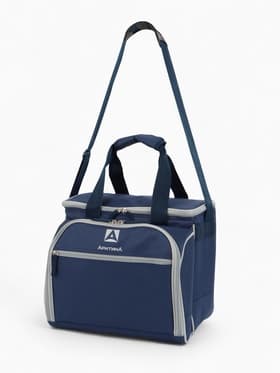 Термосумка «Арктика» с набором посуды для пикника на 3 человека, объём 13.5 л, синяя
