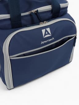 Термосумка «Арктика» с набором посуды для пикника на 3 человека, объём 13.5 л, синяя