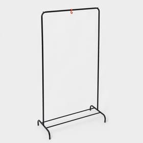Вешалка гардеробная для одежды «Радуга», чёрная