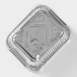 Формы для выпечки и запекания Доляна, набор 3 шт., 430 мл, 15×12×5 см, фольга, серебристые
