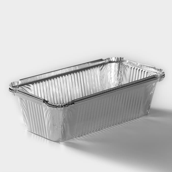 Набор форм из фольги для выпечки и запекания Доляна, 900 мл, 21.3×11×6.3 см, 3 шт.