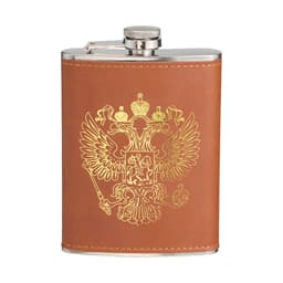 Фляжка «Герб», нержавеющая сталь, 240 мл, 8 oz
