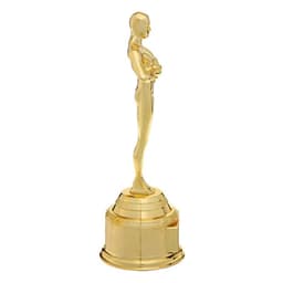 Кубок, мужская фигура наградная на Выпускной «Выпускник», пластик, высота 18.5 см