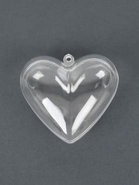 Заготовка-подвеска, раздельные части «Сердце», размер собранной фигуры — 9.7×9.8×5.5 см
