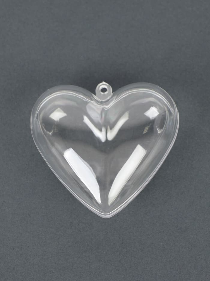 Заготовка-подвеска, раздельные части «Сердце», размер собранной фигуры — 9.7×9.8×5.5 см