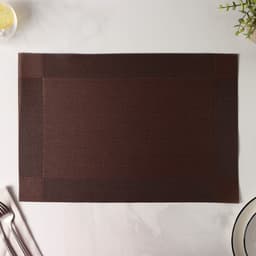 Салфетка сервировочная на стол Доляна «Шахматы», 45×30 см, коричневая