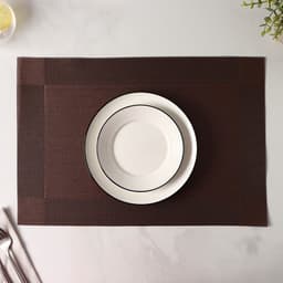 Салфетка сервировочная на стол Доляна «Шахматы», 45×30 см, коричневая