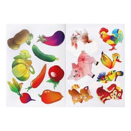 Набор трафарет - раскраска Calligrata, 6 шт.: транспорт, инструменты, космос, морские обитатели, животные Африки, листья, для мальчиков