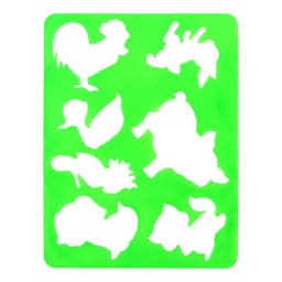 Трафарет - раскраска Calligrata, набор, 6 штук, для мальчиков