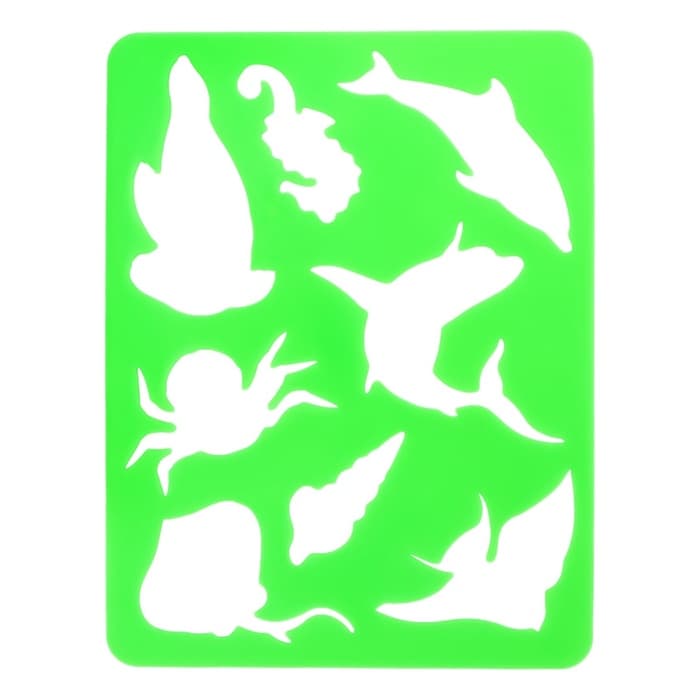 Трафарет - раскраска Calligrata, набор, 6 штук, для мальчиков