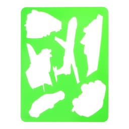 Набор трафарет - раскраска Calligrata, 6 шт.: транспорт, инструменты, космос, морские обитатели, животные Африки, листья, для мальчиков