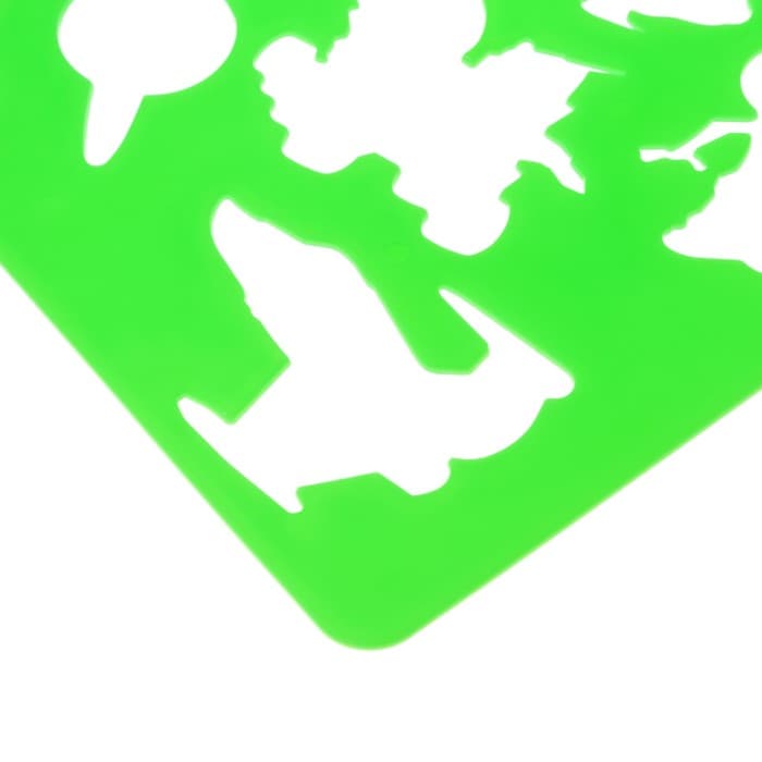 Набор трафарет - раскраска Calligrata, 6 шт.: транспорт, инструменты, космос, морские обитатели, животные Африки, листья, для мальчиков